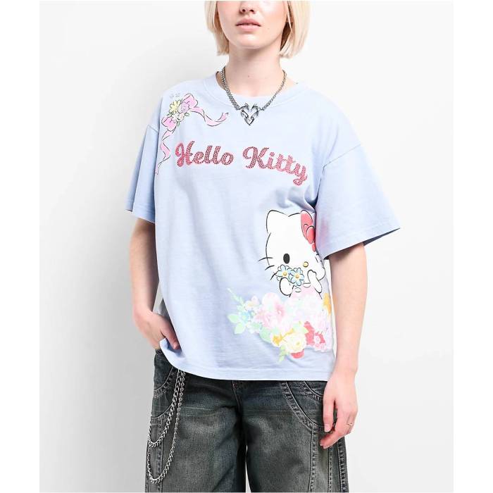 Hello Kitty And Friends 【 Women's Light Pastel Blue 】 レディース 青色 ブルー|スニケス
