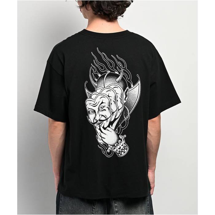 Welcome Skateboards 【 Welcome Diablo Black T-Shirt Men's Black 】 ディアブロ 黒色 ブラック Tシャツ メンズ 黒色 ブラック 15,904円