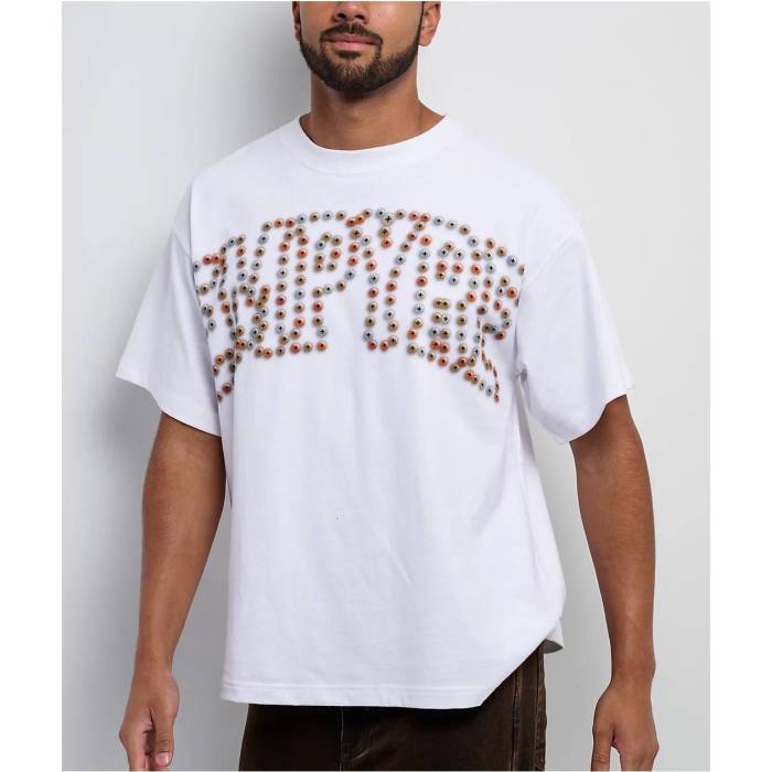 【★百貨店SALE★6/11十二時2時迄】帝国 Empyre 【 Nailed White T-Shirt Men\u0027s White 】 白いこと 白いこと プルオーバー メンズ 白いこと 白いこと