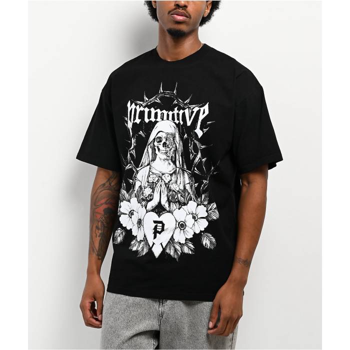 プリミティブ Primitive 【 After Black Heavyweight T-Shirt Men's Black 】 黒色 ブラック Tシャツ メンズ 黒色 ブラック|スニケス