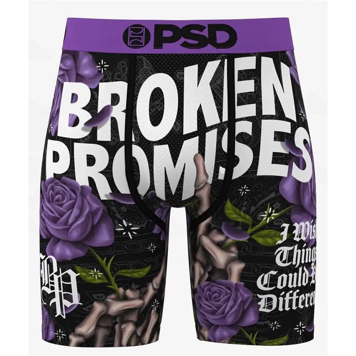 ピーエスディーアンダーウェア Psd Underwear 【 Psd X Broken Promises Wish Purple Boxer Briefs Men's Dark Purple 】 Purple 紫・パープル メンズ Purple 紫・パープル|スニケス