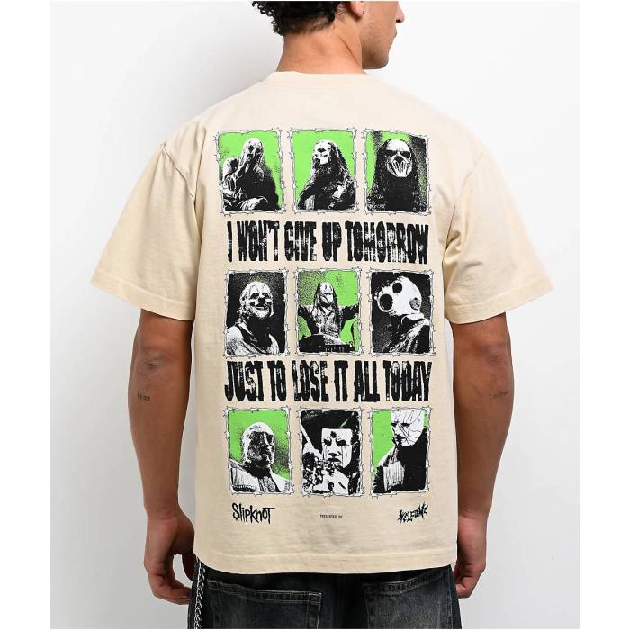 Welcome Skateboards 【 Welcome X Slipknot Tomorrow Beige Boxy T-Shirt Men's Natural 】 ベージュ Tシャツ メンズ ナチュラル｜スニケス 18,000円
