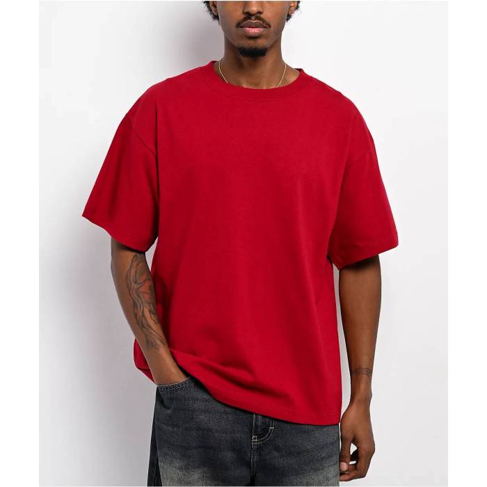 Ita 【 Portal Red Boxy T-Shirt Men\u0027s Red 】 Red 赤・赤いこと プルオーバー メンズ Red 赤・赤いこと