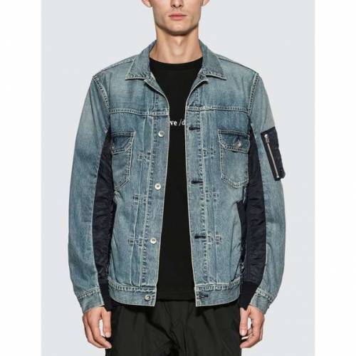 Rakuten Fashion The Sale タイムセール庸 7 14午前10咄嗟迄 サカイ Sacai デニム 上衣 青味 ブルー デニムジャケット Sacai Ma1 Blue メンズモード 上着 ジャケット Trespalmasvillas Com