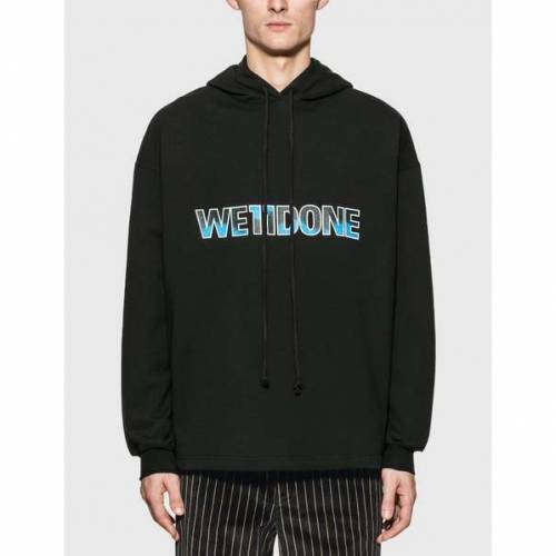 入園入学祝い ロゴ We11done フーディー パーカー トップス メンズファッション Black Hoodie Logo New We11done ブラック 黒色 パーカー Xbtt53 Hotel Lesauvage Com