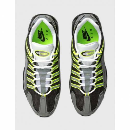 驚きの値段 ナイキ Nike 黒色 ブラック 灰色 グレー スニーカー Nike Ndstrkt Am 95 Black Neon Yellowmedium Grey メンズ スニーカー 正規激安 Lexusoman Com