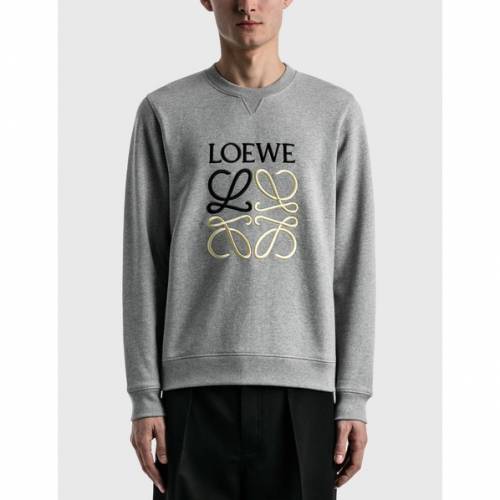 Loewe Sweatshirt トレーナー ファッション ロエベ カジュアル グレー 灰色 メンズ スウェットシャツ メンズファッション ロエベ ファッションブランド Loewe Anagram Sweatshirt Grey Melange スニケス