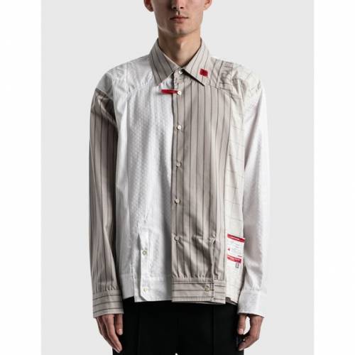 館 ミハラヤスヒロ Maison Mihara Yasuhiro ジャージ メンズ Maison Mihara Yasuhiro Sleeves Docking Shirts Mulricolor Ephtm Com