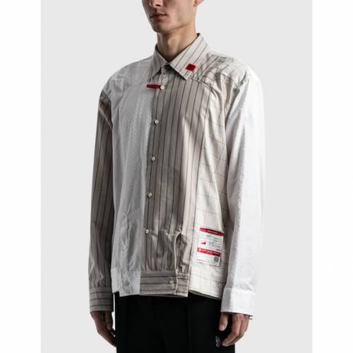 館 ミハラヤスヒロ Maison Mihara Yasuhiro ジャージ メンズ Maison Mihara Yasuhiro Sleeves Docking Shirts Mulricolor Ephtm Com