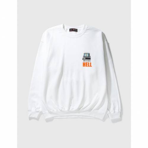 本物保証 白色 トレーナー スウェットシャツ ホワイト White Sweatshirt X Dewitt Thornhill Cali Hypebeast メンズ スウェット トレーナー Williamsav Com