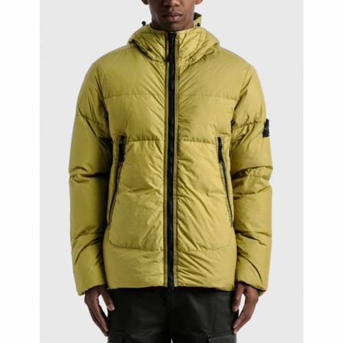 ストーンアイランド ナイロン ダウン ジャケット オリーブ ダウンジャケット メンズ Stone Island Crinkle Nylon Olive Ciptasuksesmedika Com