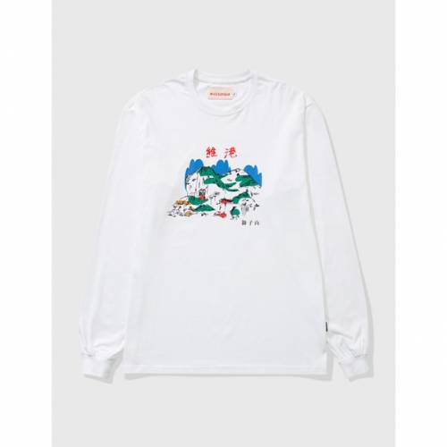 超安い Lion Victoria Sleeve メンズ 長袖 ホワイト 白色 Tシャツ スリーブ Rock White Tshirt Vdcomputers Com