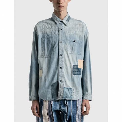 デニム 藍色 インディゴ デニムシャツ メンズ Fdmtl 3 Years Wash Indigo Laoazim Com
