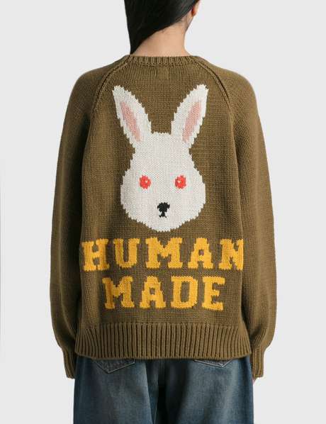 HUMAN MADE RABBIT RAGLAN KNIT うさぎ ニット XL ヒューマンメード