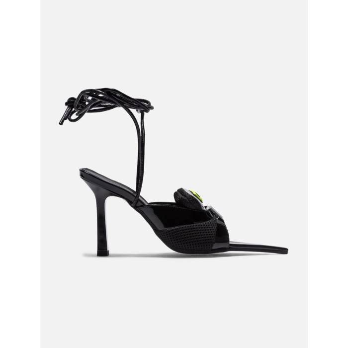 Ancuta Sarca 【 Sword Black Sandals With Ankle Straps Women Black 】 黒いこと 黒いこと サンダル レディース 黒いこと 黒いこと