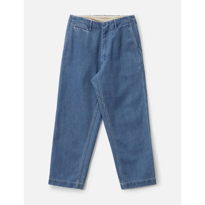 ナナミカ Nanamica 【 Wide Denim Pants Men Light Indigo 】 デニム メンズ 藍色・インディゴ