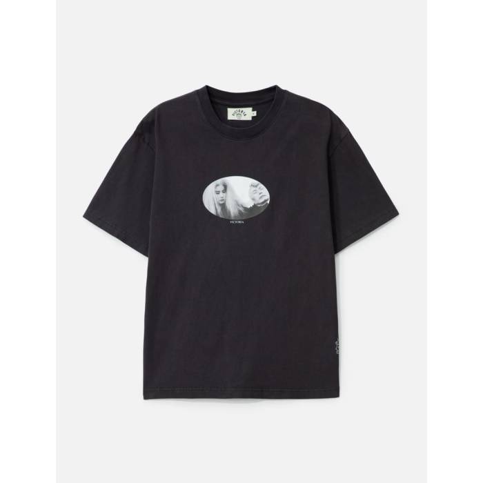 Victoria 【 Bridget Short Sleeve T-Shirt Men Black 】 Sleeve スリーブ Tシャツ メンズ 黒色 ブラック