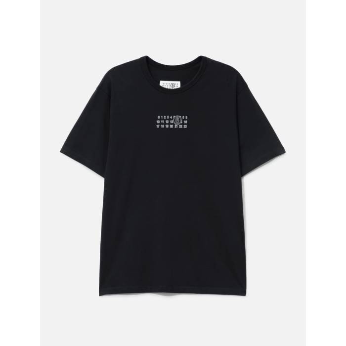 メゾン マルジェラ Mm6 Maison Margiela 【 Logo T-Shirt Men Black 】 ロゴ Tシャツ メンズ 黒色 ブラック|スニケス