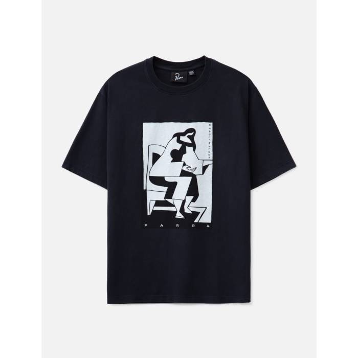 By Parra 【 The Confession T-Shirt Men Black 】 Tシャツ メンズ 黒色 ブラック