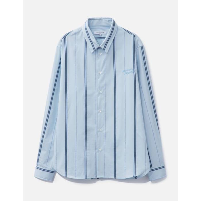 【 Relaxed Shirt Men Cirrus Blue 】 メンズ 青色 ブルー