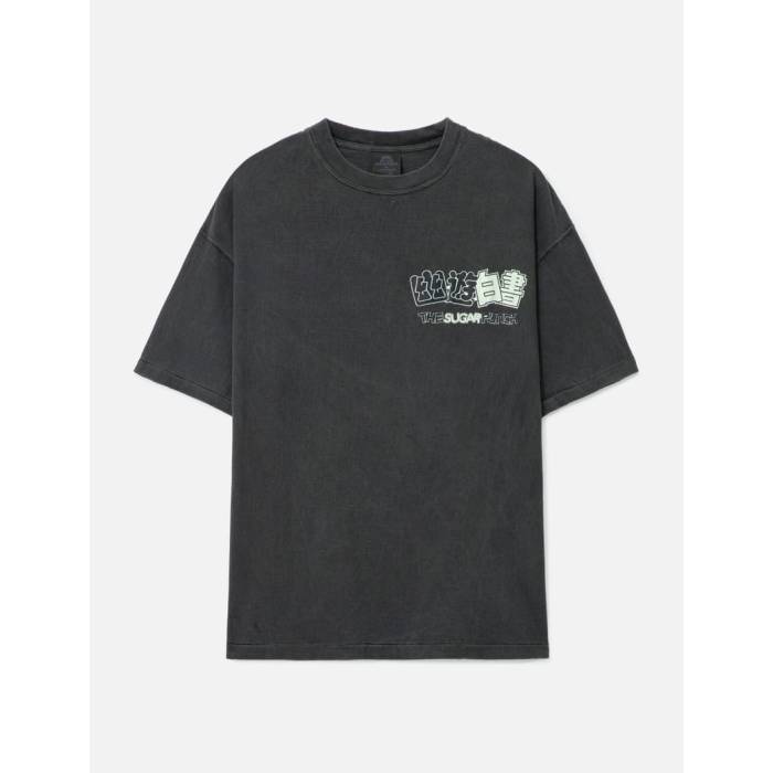 The Sugar Punch 【 Yuyuhakusho Short Sleeve T-Shirt (Yoko/Kurama) Men Black 】 Sleeve スリーブ Tシャツ メンズ 黒色 ブラック｜スニケス