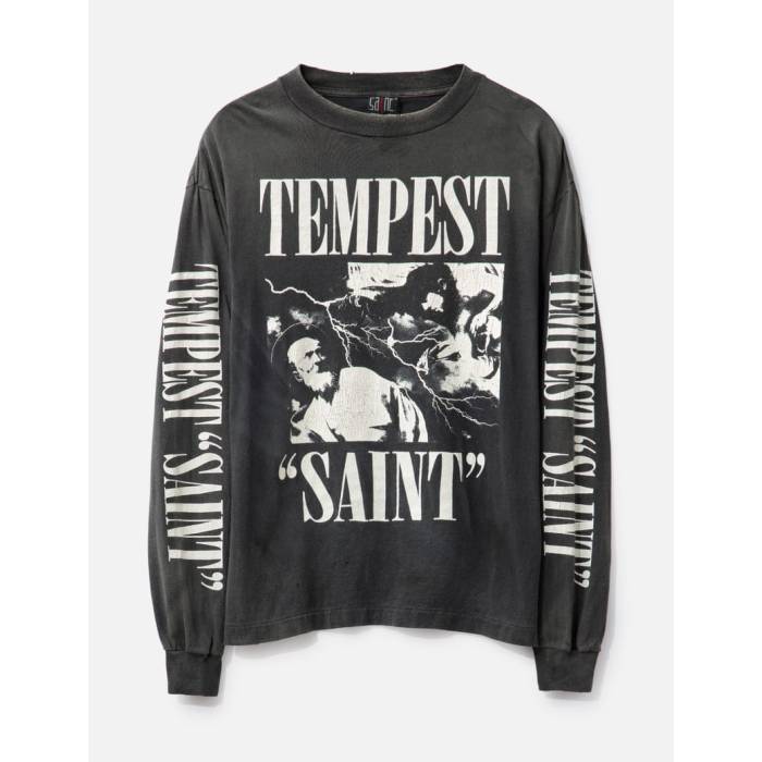 SAINT MICHAEL ロングTシャツKLF SAINT M×××××× - 【ラスト1点】【コラボ】SM-HR1-0000-C03 / KLF