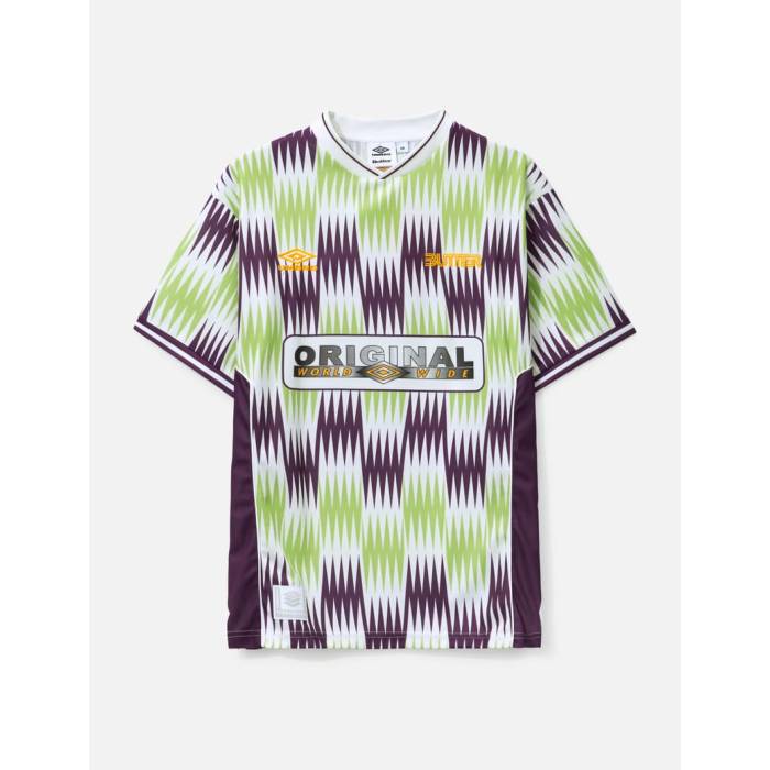 Butter Goods 【 X Umbro Optical Jersey Men Grape/Volt 】 アンブロ プルオーバー メンズ