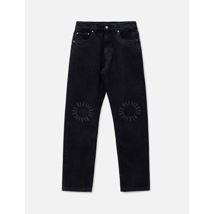 プレジャーズ Pleasures 【 Motive Jeans Men Black 】 ジーンズ メンズ 黒色 ブラック｜スニケス
