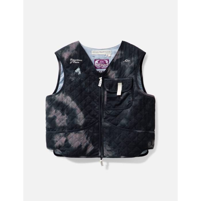 Advisory Board Crystals 【 Abc. Quilted Sticks And Stones Cargo Vest Men Black 】 積貨委託貨物 より良い メンズ 黒いこと 黒いこと