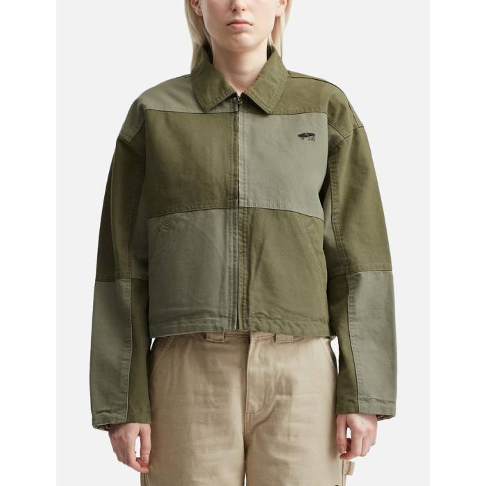 ヴァンズ Vans 【 Otw By  X Hommegirls Reversible Workwear Jacket Women Cornstalk/ Dark Olive 】 リバーシブル Jacket ジャケット レディース olive オリーブ