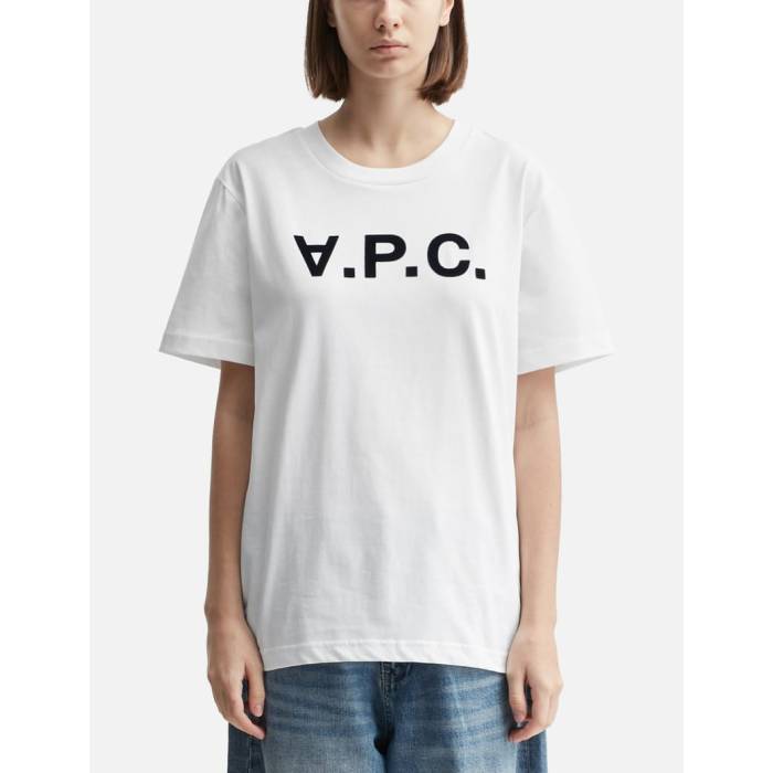 アー・ペー・セー A.p.c. 【 Standard Grand Vpc T-Shirt Women White 】 standard 標準尺度 地べた プルオーバー レディース 白いこと 白いこと