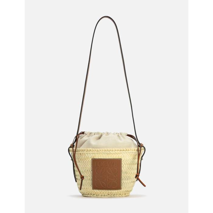 ロエベ Loewe 【 Classic Drawstring Bucket Women Natural/ Tan 】 古典派音楽 レディース 自然的