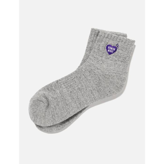 ヒューマンメイド Human Made 【 Pile Short Socks Unisex Gray 】 ソックス・靴下 ユニセックス gray 灰色・グレー・グレイ