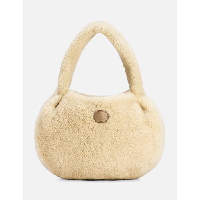 トッズ Tod\u0027s 【 Fur Handbag Women Beige 】 レディース ベージュ