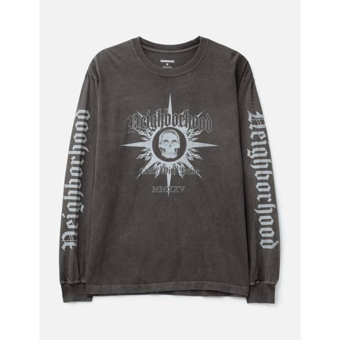 ネイバーフッド Neighborhood 【 T-Shirt Long Sleeve 15 Men Black 】 Tシャツ Sleeve スリーブ メンズ 黒色 ブラック