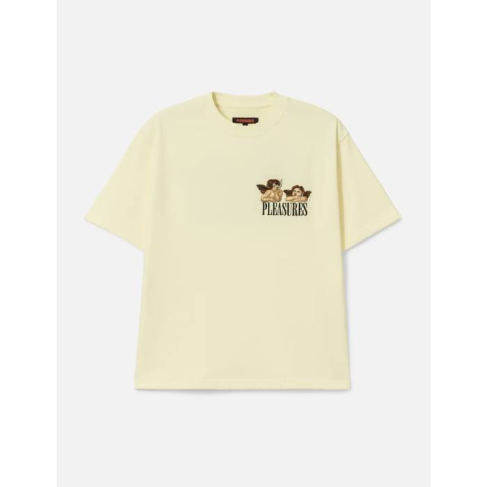 プレジャーズ Pleasures 【 Dynamic Short Sleeve Crewneck Men Ecru 】 ダイナミック Sleeve スリーブ メンズ|スニケス