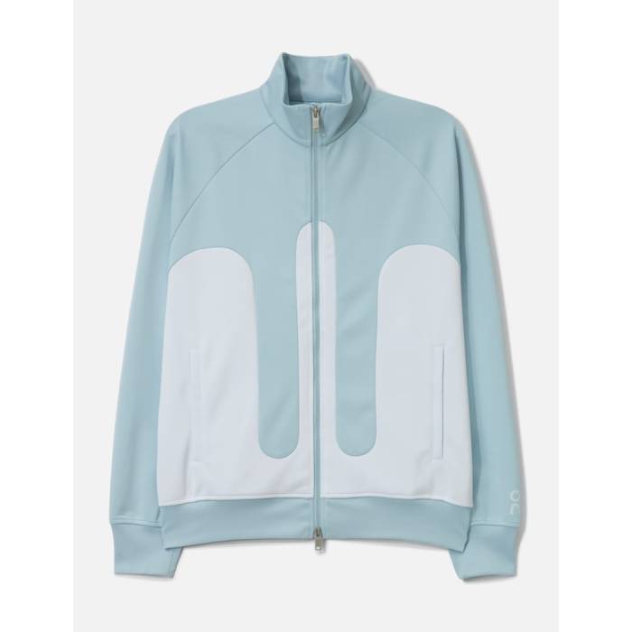 オン On 【 X Bureau Borsche Track Jacket Ik Unisex Chambray/ Cascade 】 貨物自動車 Jacket 上衣 ユニ一発やる カスケード