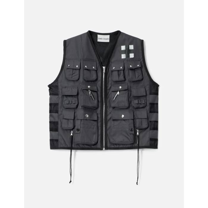 Fine Chaos 【 Medic Vest Unisex Grey 】 より良い ユニ一発やる 薄墨色 薄墨色
