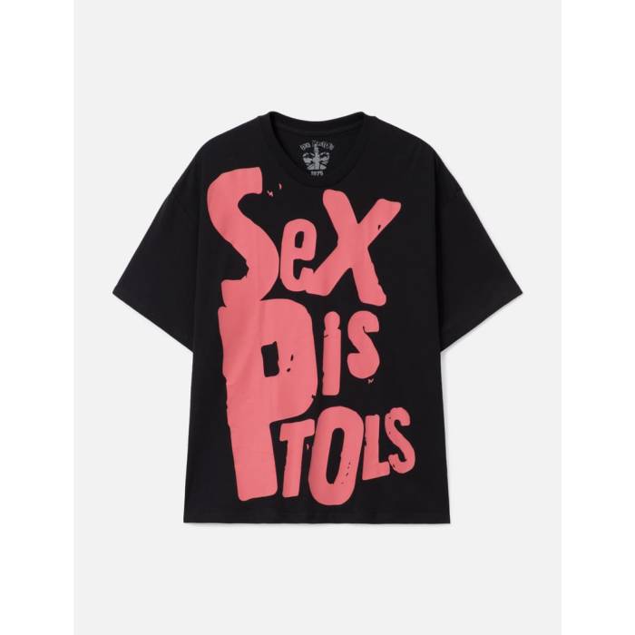マスターマインドワールド Mastermind World 【 X Sex Pistols Logo Boxy Fit Short Sleeves T-Shirt Men Black 】 ロゴ Tシャツ メンズ 黒色 ブラック｜スニケス
