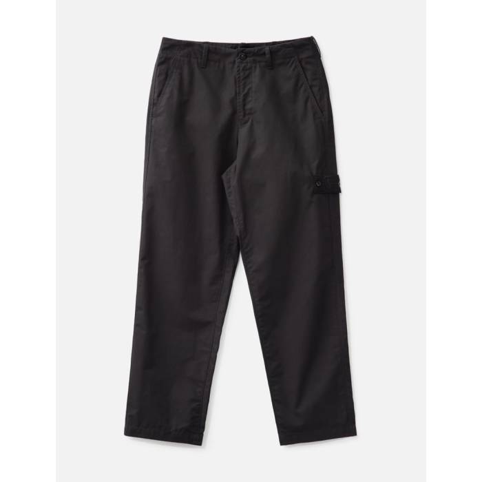 ストーンアイランド Stone Island 【 Weatherproof Cotton Canvas_ Ghost Chino Trousers Men Black 】 チノ メンズ 黒いこと 黒いこと