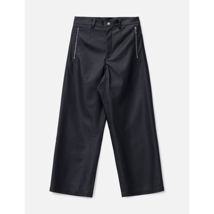 Team Wang Design 【 The Original 1 Faux Leather Pants Unisex Black 】 レザー ユニセックス 黒色 ブラック|スニケス