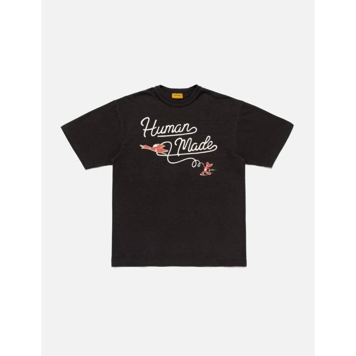 ヒューマンメイド Human Made 【 Graphic T-Shirt Unisex Black 】 グラフィック Tシャツ ユニセックス 黒色 ブラック