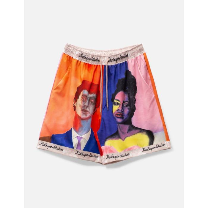 Kidsuper 【 Boy & Girl Painted Portrait Shorts Men Multi 】 ショーツ メンズ