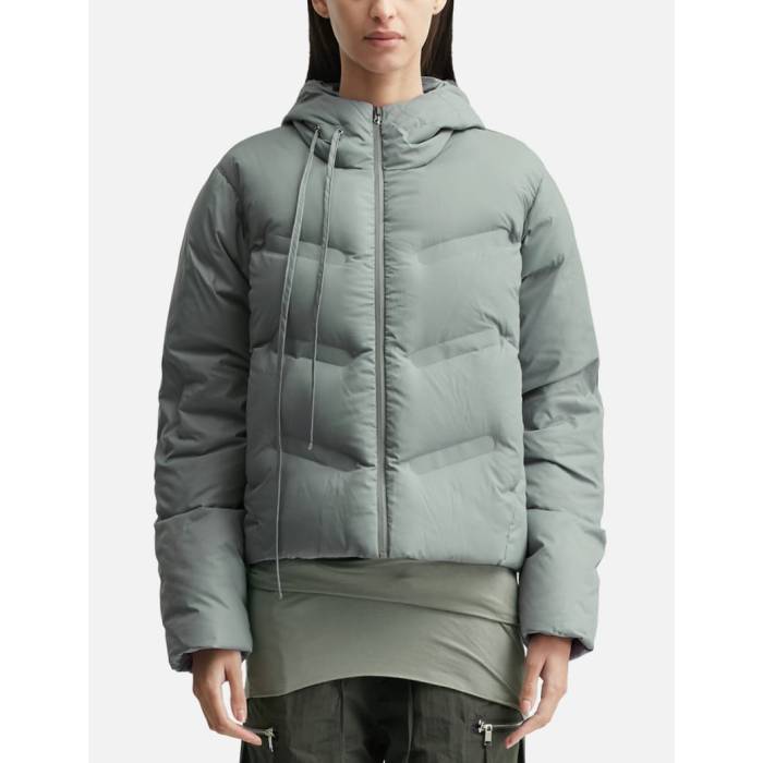 Nache 【 Sealing Down Jacket Women Silver Gray 】 ダウン Jacket ジャケット レディース Silver 銀色・シルバー gray 灰色・グレー・グレイ