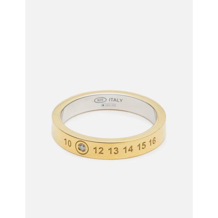 メゾンマルジェラ Maison Margiela 【 Numerical Diamond Ring Unisex Gold 】 ダイヤモンド ユニセックス ゴールド