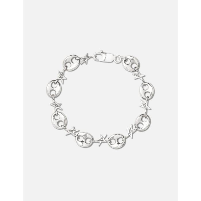 Twojeys 【 Calabrote Stars Xl Bracelet Unisex Silver 】 スターズ 腕輪 ユニ一発やる Silver しろがね色・しろがね色