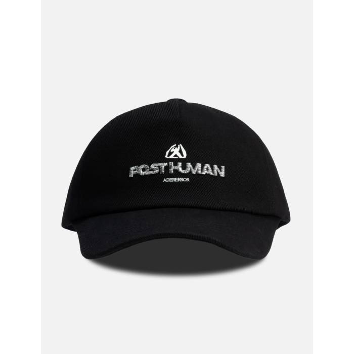アーダーエラー Ader Error 【 Post Human Cap Unisex Black 】 旗がしら かぶり笠 ユニ一発やる 黒いこと 黒いこと