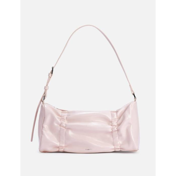 Stand Oil 【 Pleats Bag Women Baby Pink 】 バッグ レディース pink ピンク