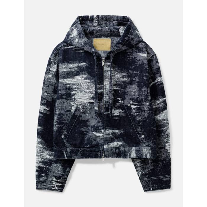 Taakk 【 Denim Hoodie Men One Wash 】 ジーンズ フーディー パーカー メンズ