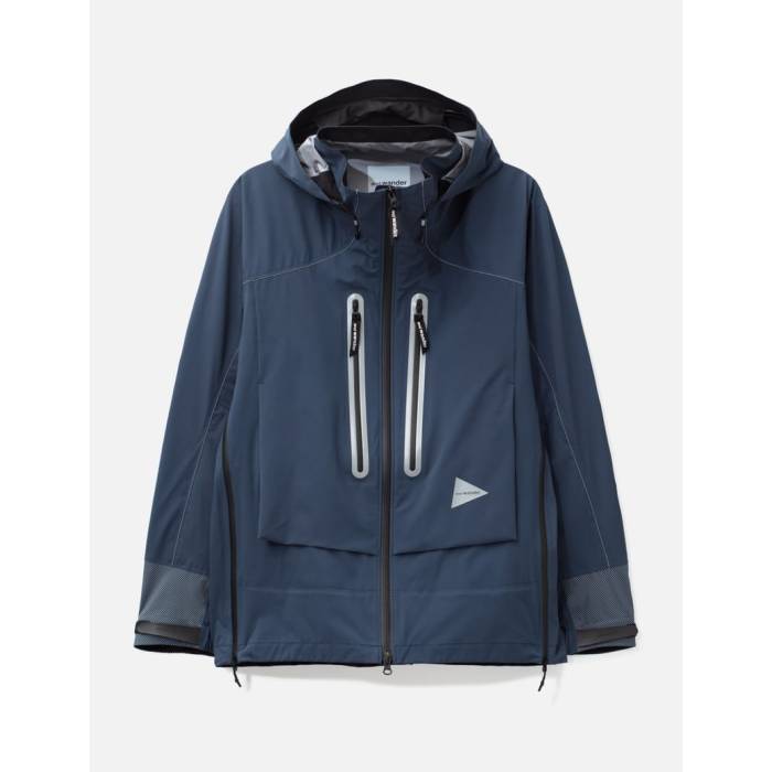 アンドワンダー And Wander 【 Pertex Shield Rain Jacket Men Deep Blue 】 Jacket ジャケット メンズ ディープ 青色 ブルー|スニケス